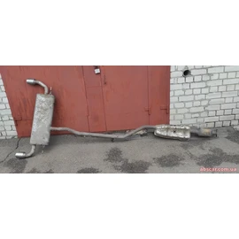 Глушник задня частина з бочкою та каталізатором Ford Edge 2015-2018 K2GZ5F250F